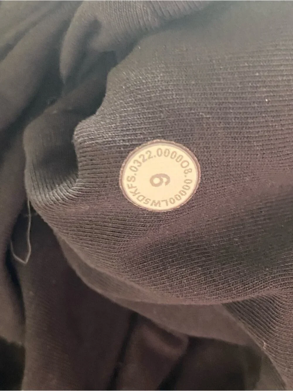 Lululemon Scuba High-Rise French Terry Jogger Woman 6 Black Gym Workout 2022